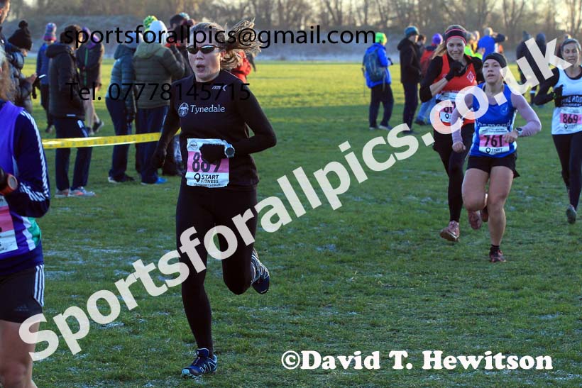 Senior womens 2022 North Eastern Cross Country Champs., Temple Park, South Shields.  Photo: David T. Hewitson/Sports for All Pics